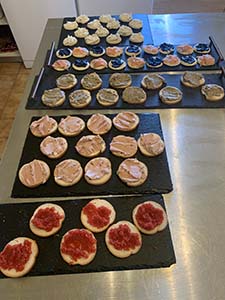 Canapes for Christmas Eve